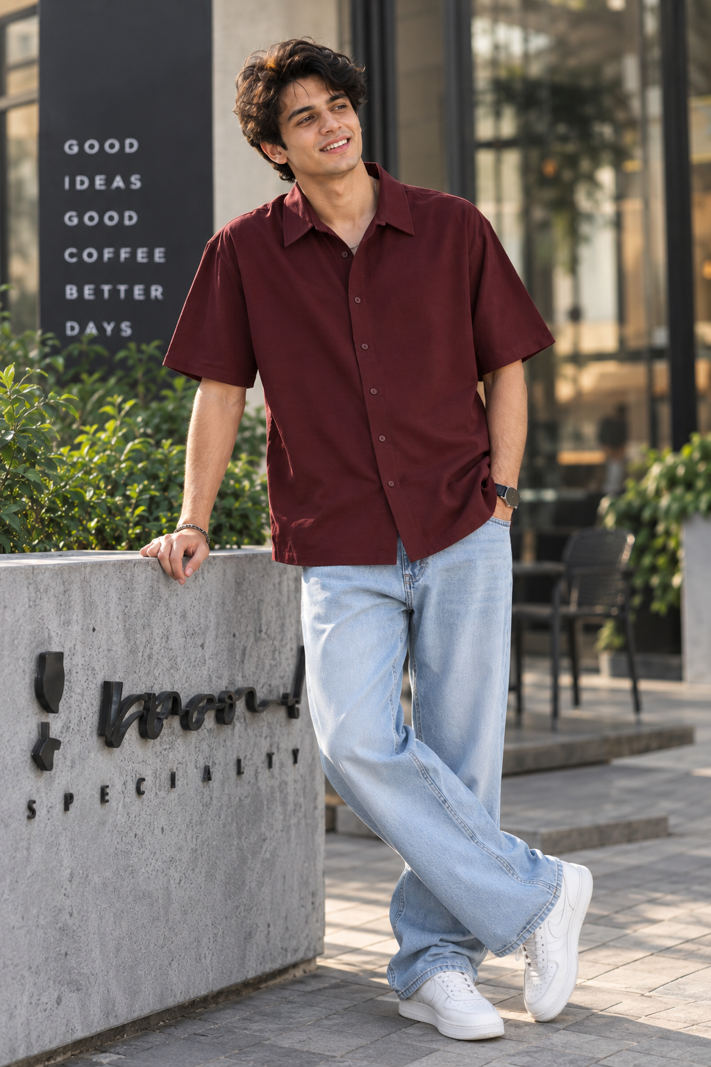 ONROGUE Men's Urban Oversized Shirt