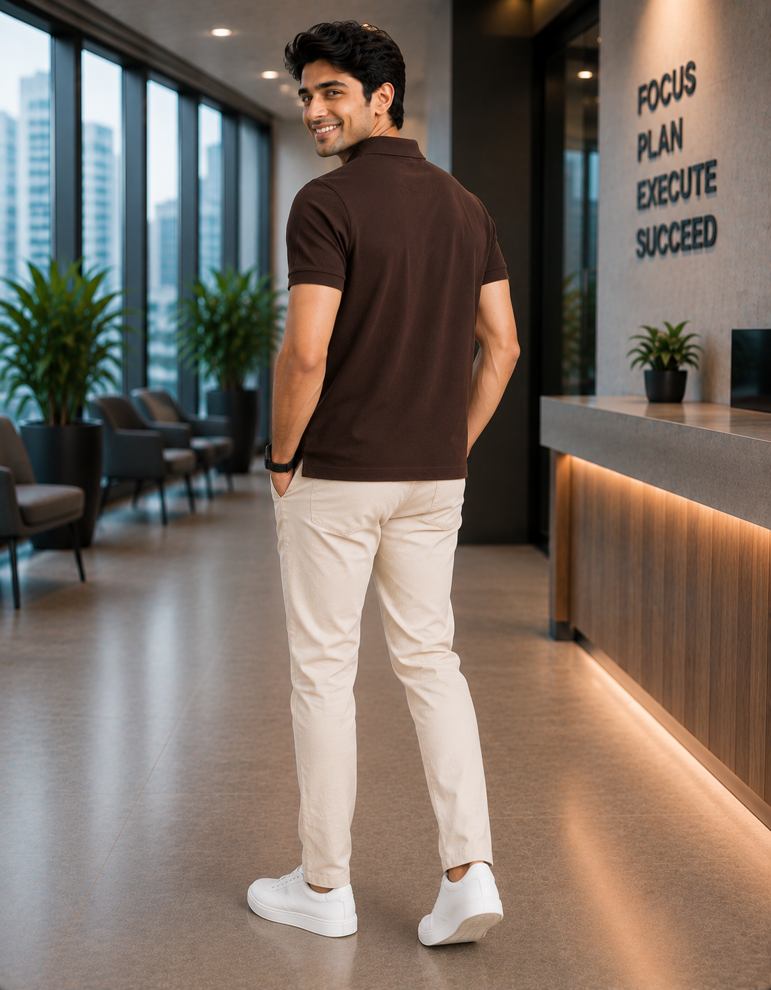 ONROGUE Men’s Premium Polo T-Shirt
