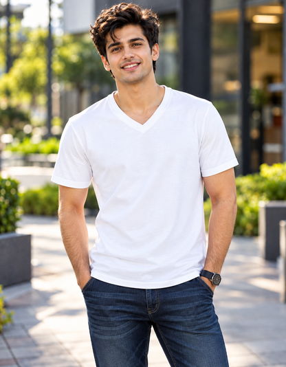 ONROGUE Men's Premium V-Neck T-Shirt