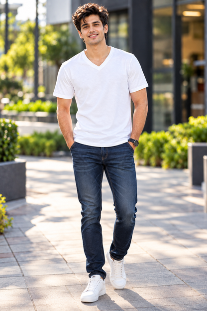ONROGUE Men's Premium V-Neck T-Shirt