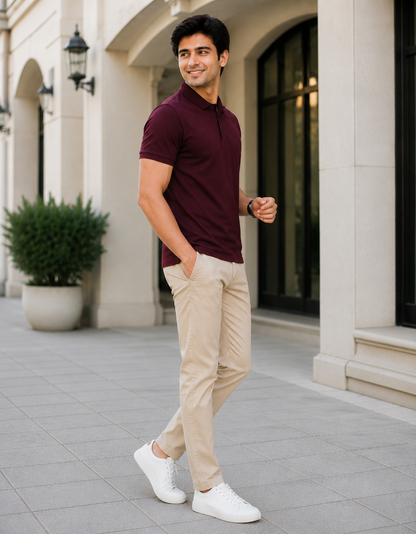ONROGUE Men’s Premium Polo T-Shirt