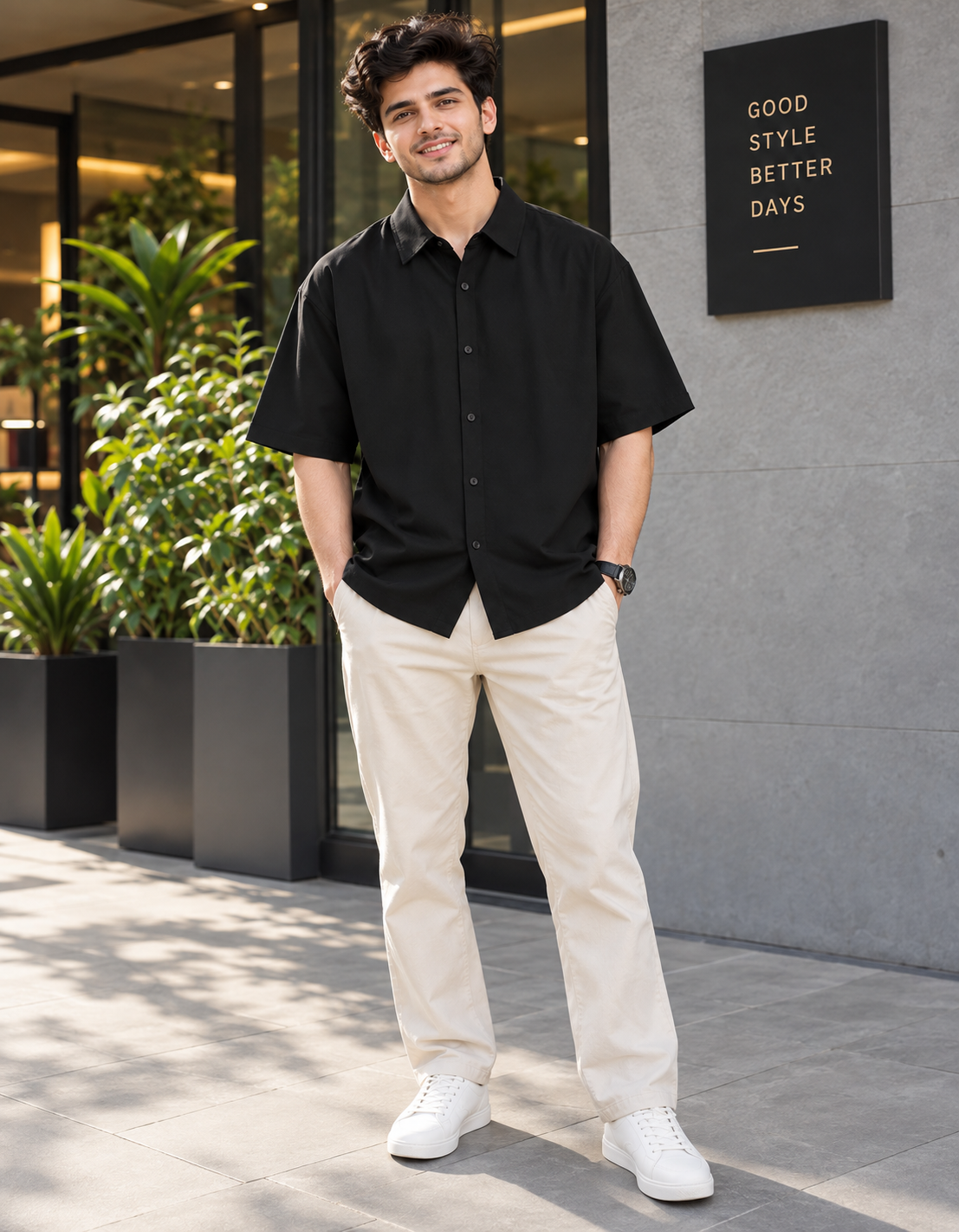 ONROGUE Men's Urban Oversized Shirt