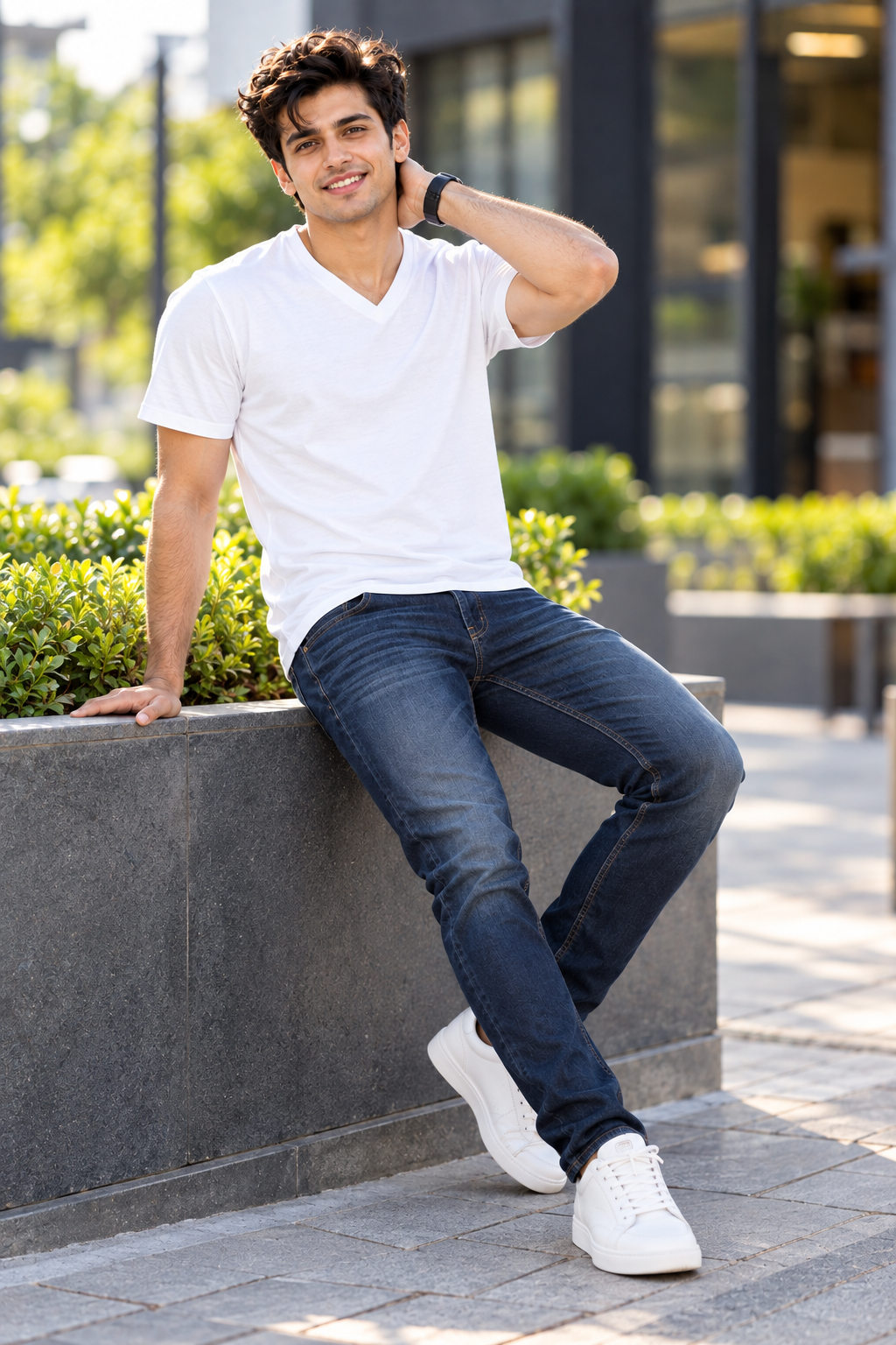 ONROGUE Men's Premium V-Neck T-Shirt