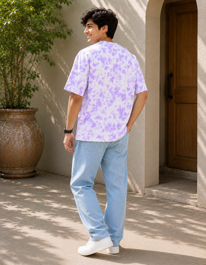 ONROGUE Relaxed Fit Tie-Dye Men’s Oversized Tee