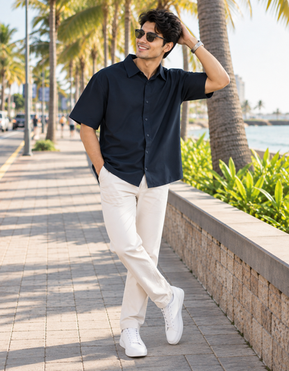 ONROGUE Men's Urban Oversized Shirt