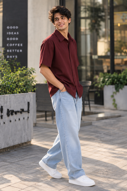 ONROGUE Men's Urban Oversized Shirt