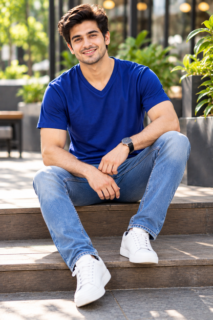 ONROGUE Men's Premium V-Neck T-Shirt