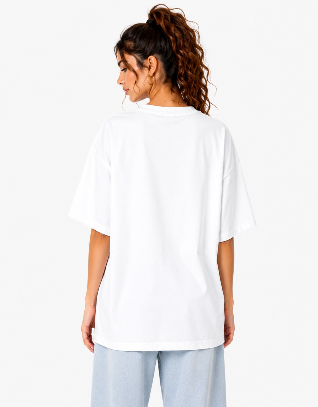 ONROGUE Women's Skater Bear Oversized T-Shirt